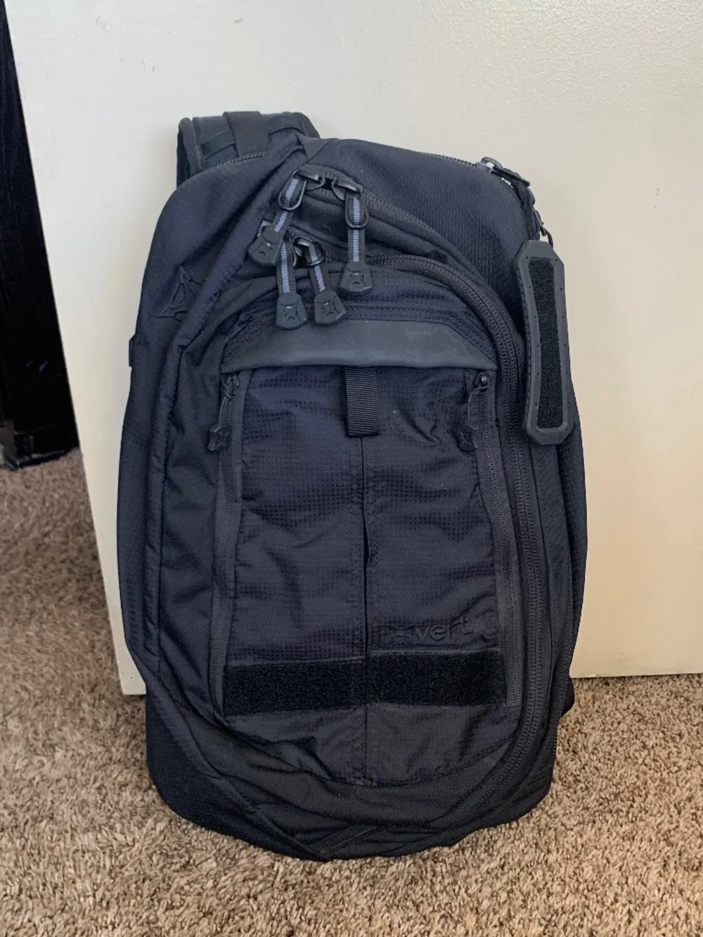 Vertx Black Commuter Sling Tactical Backpack Outdoors